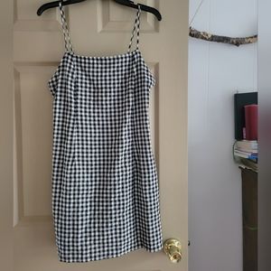 Linen summer mini dress